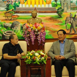 The Secretary-General Meets with the Governor of Champasak Province, Lao PDR