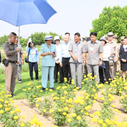Her Royal Highness Princess Maha Chakri Sirindhorn Proceeds to Observe an Operation Progress of the Chaipattana Foundation Projects in Nakhon Sawan Province