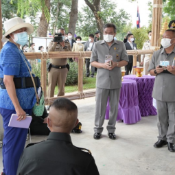 Her Royal Highness Princess Maha Chakri Sirindhorn Traveled to Observe the Operations of “Thaharn Phandee Project (Good Farmer Soldiers)” in Roi Et Province