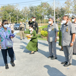 Her Royal Highness Princess Maha Chakri Sirindhorn Travels to Observe the Operation of Thaharn Phandee Project (The Good Farmer Soldiers) in Phitsanulok Province