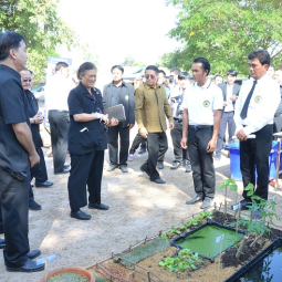 Her Royal Highness Princess Maha Chakri Sirindhorn Visits Agriculture and Forestry Development Center at Nongtao Savannakhet Sub-district, Laos PDR