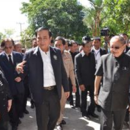 Prime Minister of Thailand Visited Rama IX Reservoir, Royally-Initiated Project of the Chaipattana Foundation