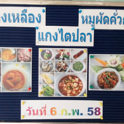 <strong>อ่านเพิ่มเติมเกี่ยวกับ</strong><br />วันศุกร์ที่ 6 กุมภาพันธ์ 2558  อุทยานการอาชีพชัยพัฒนา จังหวัดนครปฐม ได้จัดให้มีการฝึกอบรมหลักสูตรระยะสั้น เรื่อง “การทำแกงไตปลา,แกงเหลือง,หมูผัดคั่วกลิ้ง”  วันศุกร์ที่ 6 กุมภาพันธ์ 2558  อุทยานการอาชีพชัยพัฒนา จังหวัดนครปฐม ได้จัดให้มีการฝึกอบรมหลักสูตรระยะสั้น เรื่อง “การทำแกงไตปลา,แกงเหลือง,หมูผัดคั่วกลิ้ง”